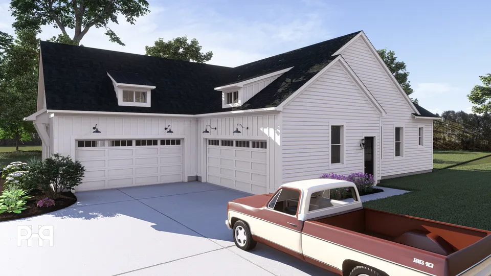 The Sycamore house plan, exterior view 5